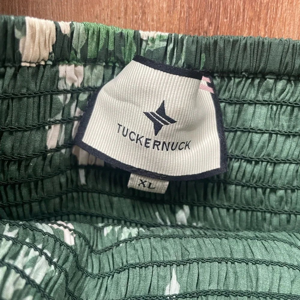 Tuckernuck Viridian Stamped Bouquets Gabrielle Dress - Picture 11 of 11